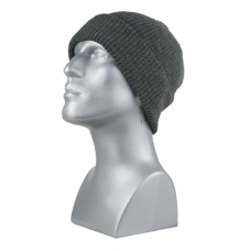 00713   -   ACRYLIC KNIT CUFF HAT   -   CHARCOAL ONLY