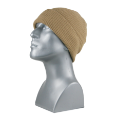 00715   -   ACRYLIC KNIT CUFF HAT   -   KHAKI ONLY