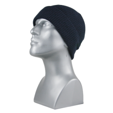 00718   -   ACRYLIC KNIT CUFF HAT   -   NAVY ONLY