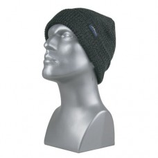 60843  -  HEAVY MARLED CUFF HAT  -  CHARCOAL