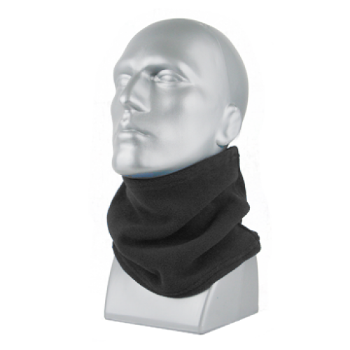 ''MENS MICROFLEECE NECK GAITER, BLACK''
