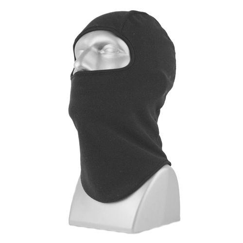 ''MENS MICROFLEECE BALACLAVA FACE MASK, BLACK''