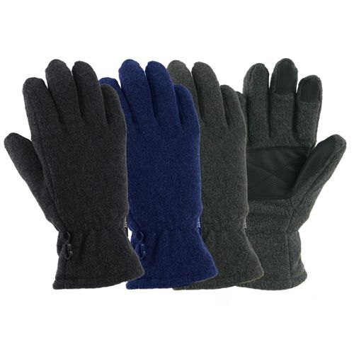 ''MENS MICROFLEECE GLOVE, THINSULATE''