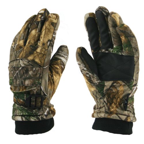 ''MENS REALTREE BRUSHED TRICOT SKI GLOVE, THINSULATE, WATERPROOF''