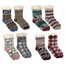 03140 - HOLIDAY SLIPPER SOCKS