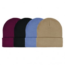 00790 - ACRYLIC KNIT SUPER STRETCH CUFF HAT