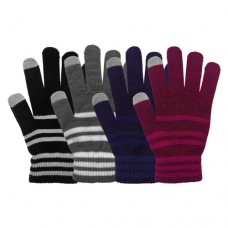 36129   -   TOUCHSCREEN STRIPE STRETCH GLOVE