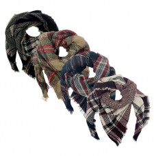 73134 - LADIES BOUCLE PLAID SCARF