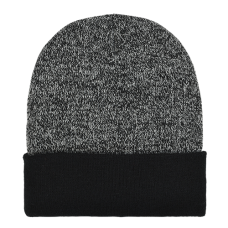 00798   -   ACRYLIC KNIT SUPER-STRETCH CUFF HAT - BLACK