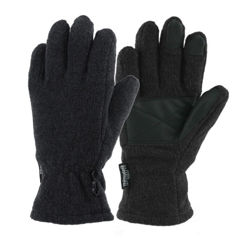 ''MENS THINSULATE MICROFLEECE GLOVE, BLACK ONLY''