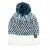 75046 -  LADIES SPACEDYE KNIT CUFF HAT WITH YARN POM