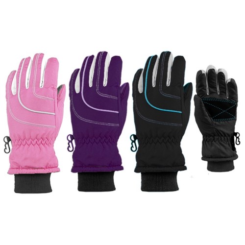 Grand Sierra Girls Ski Gloves with Thinsulate Insulation