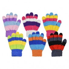 34118   -  TODDLER STRIPED COZY YARN STRETCH GLOVE