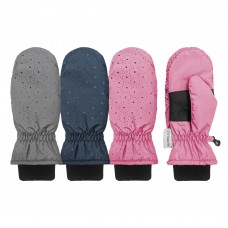 41702  -  STARS CUT-OUT SKI MITTEN, SIZE 4-6x