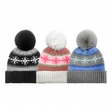 98027 (44160)   -   SNOWFLAKE CUFF HAT