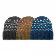 60148 - FAIRISLE KNIT CUFF HAT