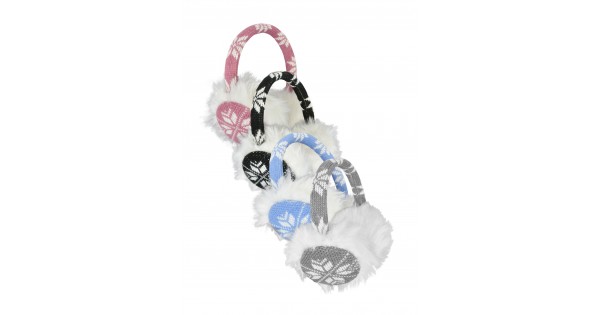 EMIS JACQUARD EAR MUFE ホワイト 白 耳あて EMIS JACQUARD EAR MUFE ホワイト 白 耳あて - 小物アウトレット