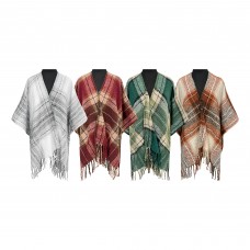 78105 - AUTUMN PLAID SHAWL
