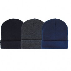 00847   -   ACRYLIC KNIT SUPER-STRETCH CUFF HAT   