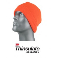 00840   -  BLAZE ORANGE THINSULATE ACRYLIC KNIT CUFF HAT