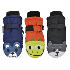 31144  -   BOYS FACES SKI MITTEN