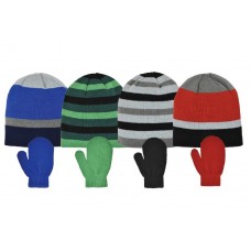 32109  -  BOYS ACRYLIC STRIPED SETS