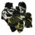 32133  -  BOYS CAMO SHERPA FLEECE HELMET & MITTEN SET
