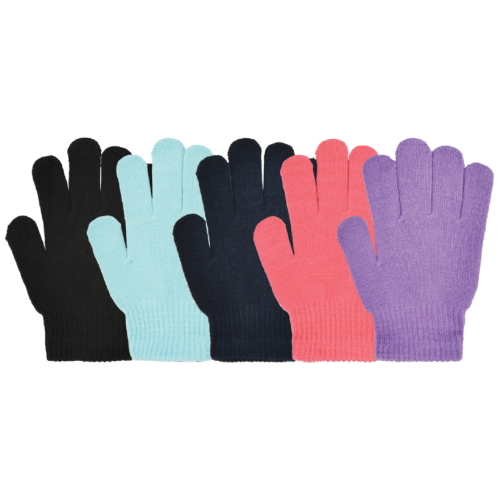 GIRLS SOLID STRETCH MAGIC GLOVE