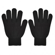 36123   -  ACRYLIC GRIPPER STRETCH GLOVE   -   BLACK ONLY