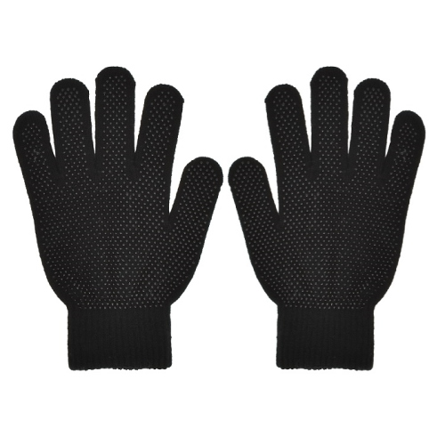 BLACK GRIPPER DOTS STRETCH MAGIC GLOVE