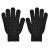 36123   -  ACRYLIC GRIPPER STRETCH GLOVE   -   BLACK ONLY