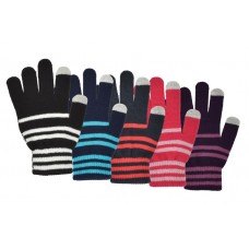 36129   -   TOUCHSCREEN STRIPE STRETCH GLOVE