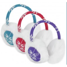 44310  -  SNOWFLAKE FAUX FUR EARMUFFS