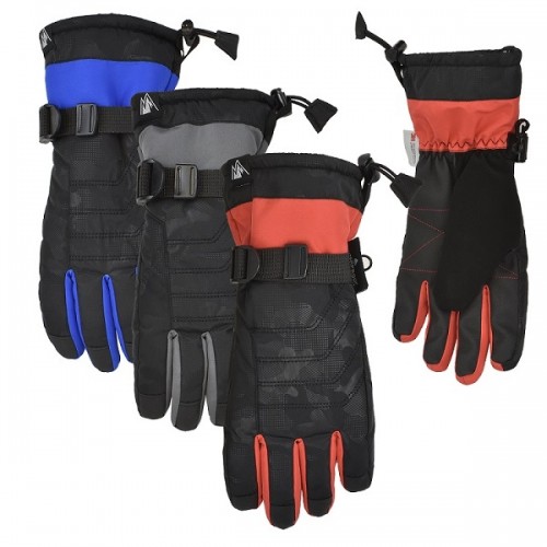 Men's Winter Camouflage Ski & Snowboarding 3M Thinsulate Water Resistant Gloves 