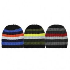 57214  -  BOYS STRIPE BEANIE - ONE SIZE 