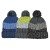 57232  - BOYS MARLED CHUNKY STRIPE CUFF HAT