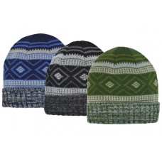 60148 - FAIRISLE KNIT CUFF HAT