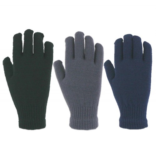 MENS ACRYLIC KNIT STRETCH MAGIC GLOVE