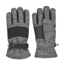 62408 - MELANGE FLEECE GLOVE  -  CHARCOAL ONLY