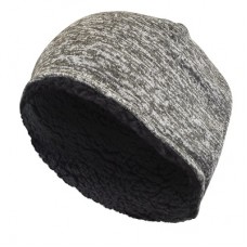 75026   -   MELANGE FLEECE BEANIE, PLUSH LINED