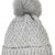 75033 -  CHEVRON KNIT CUFF HAT WITH FAUX FUR POM