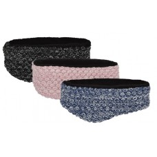 75174  -  MARLED HEADBAND WITH VELVET FLEECE  LINING