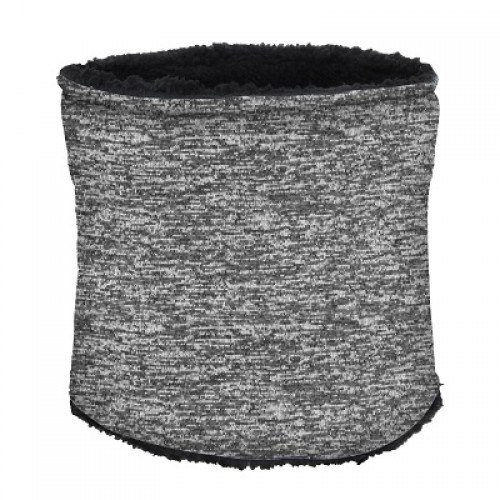 ''WOMENS MELANGE FLEECE NECK GAITER, PLUSH LINED''