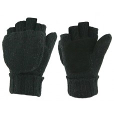 Bec Tech Black Sport Fleece Men Winter Glomitt Gloves M-L-XL 
