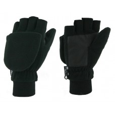 89094B  -  FLEECE POP TOP GLOVE-MITTEN - BLACK ONLY